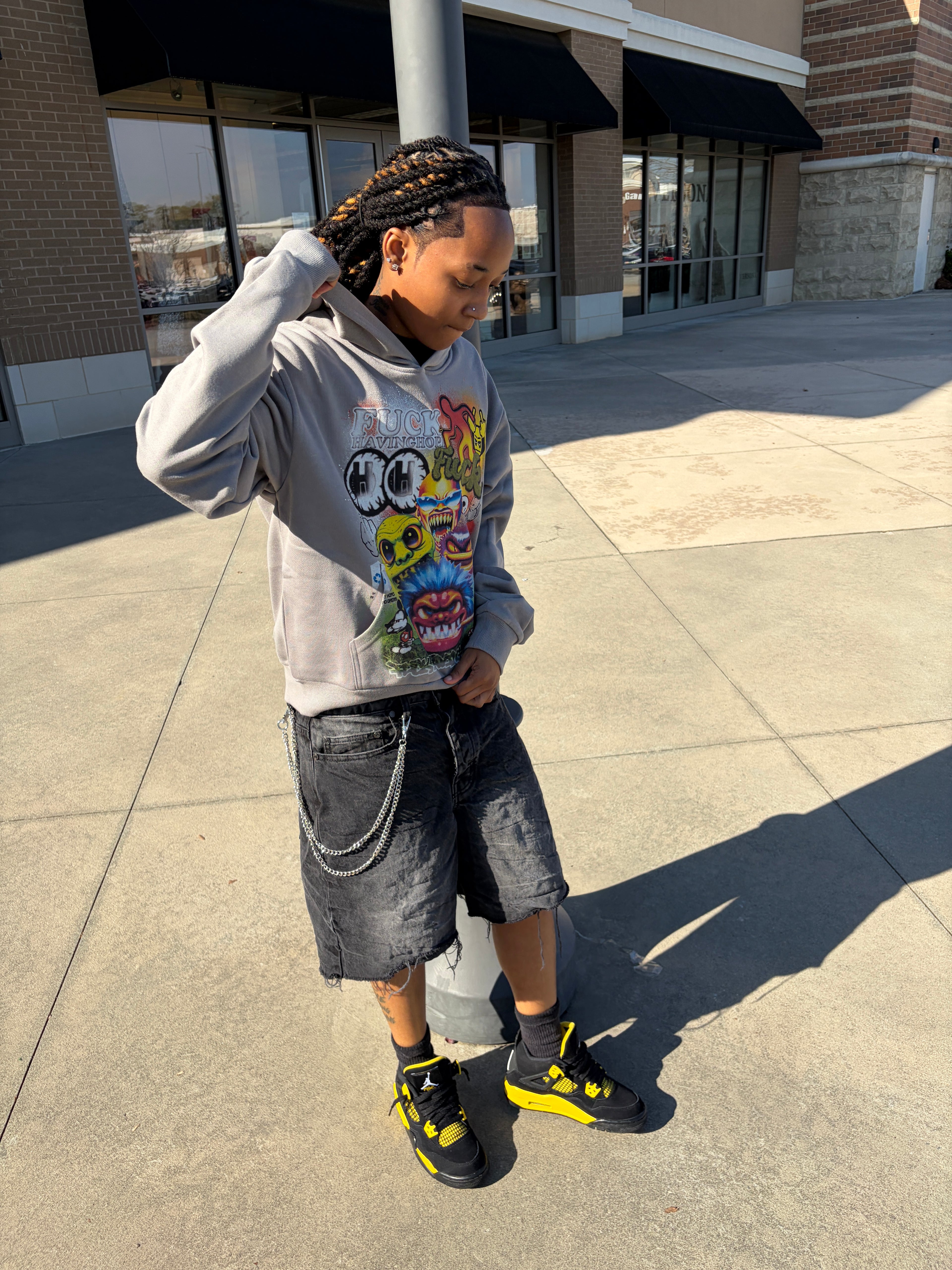 (Grey) FckHavingHope Hoodie