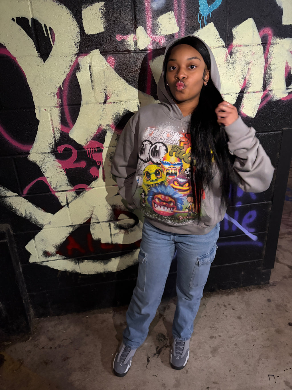 (Grey) FckHavingHope Hoodie