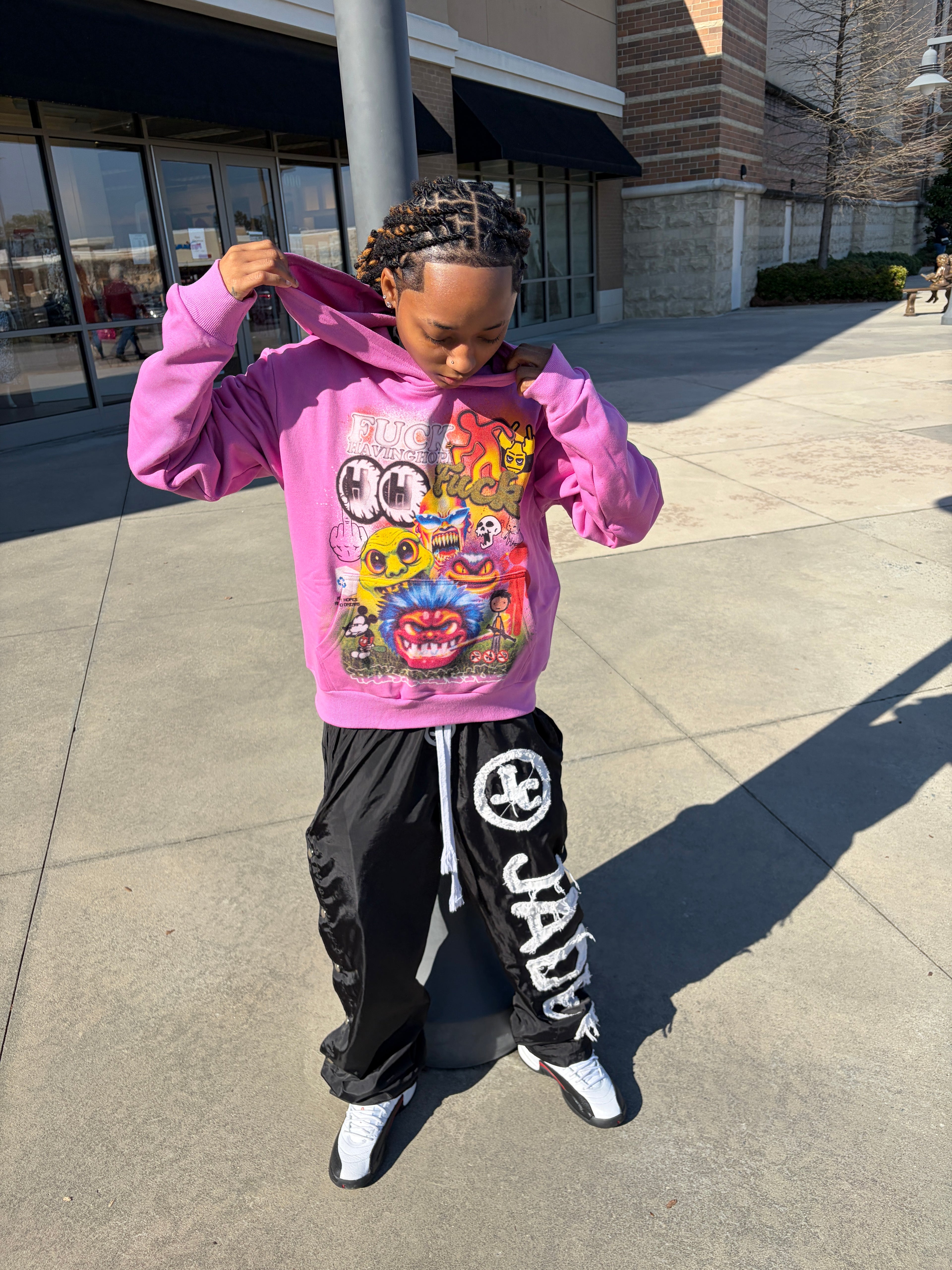 (Pink) FckHavingHope Hoodies