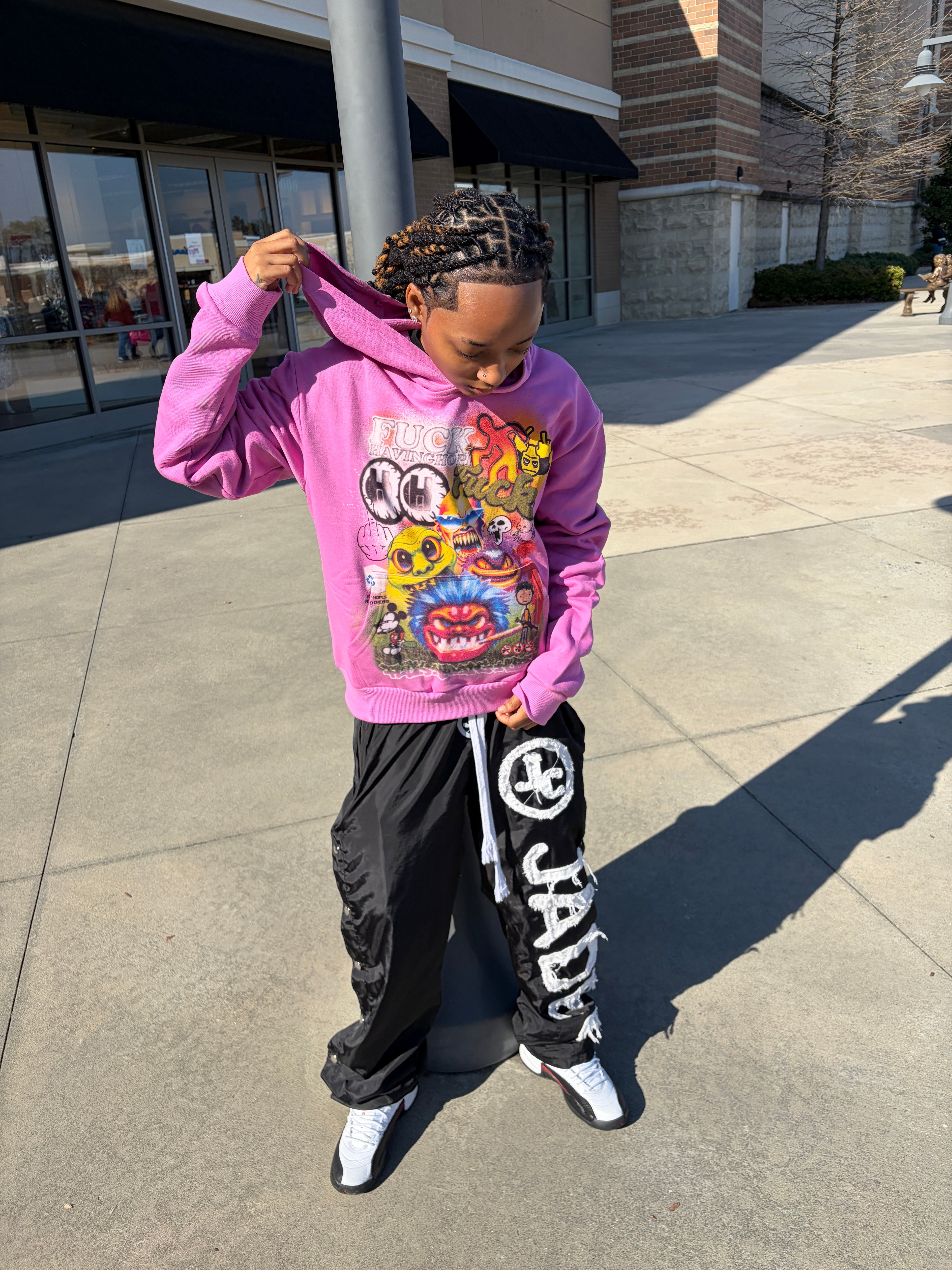 (Pink) FckHavingHope Hoodies