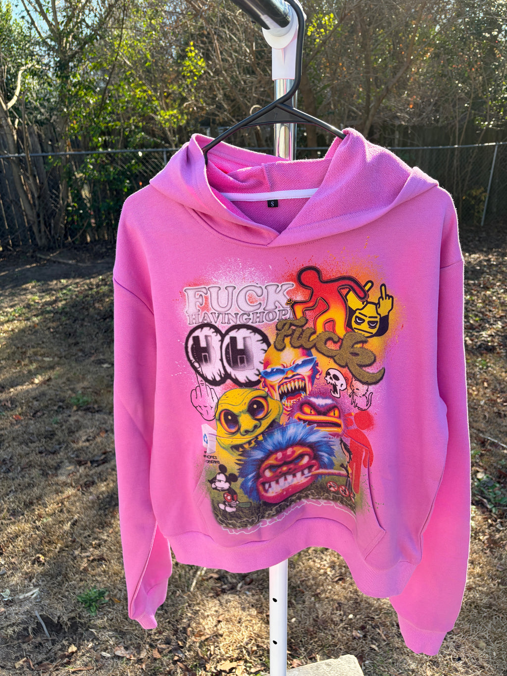 (Pink) FckHavingHope Hoodies