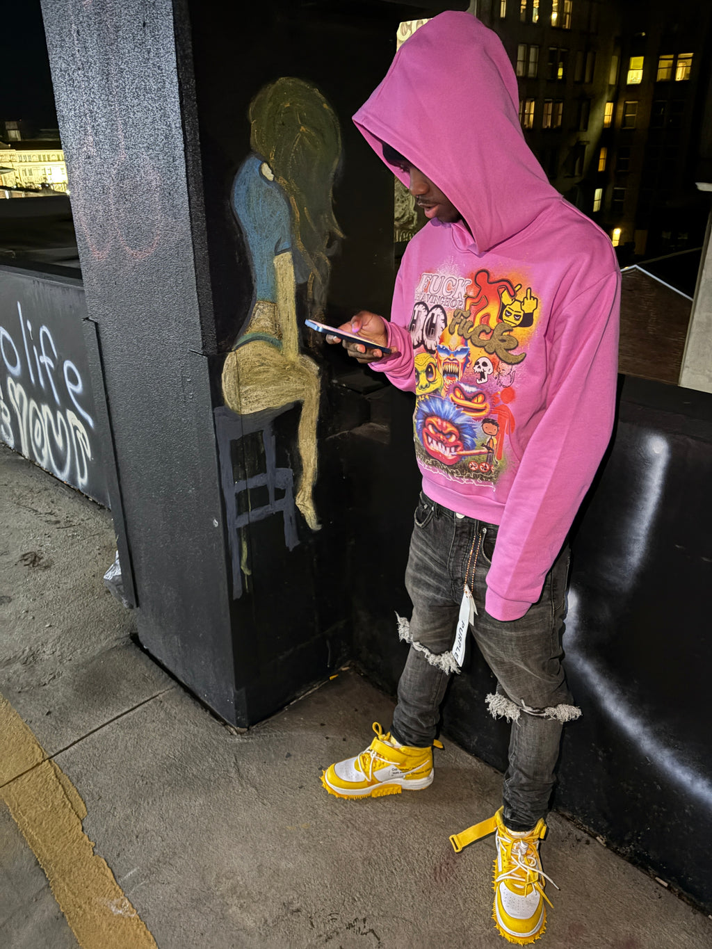 (Pink) FckHavingHope Hoodies