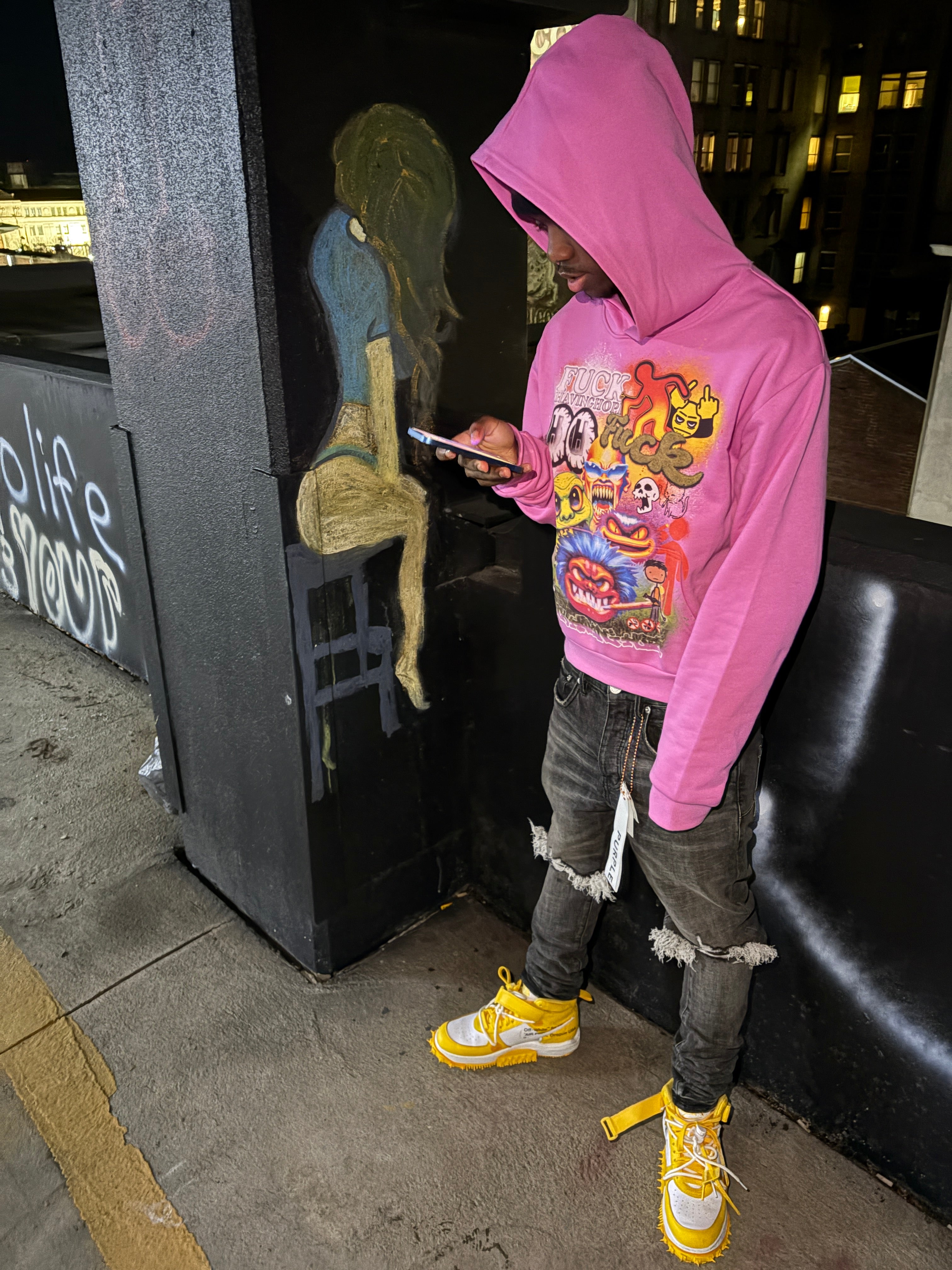 (Pink) FckHavingHope Hoodies