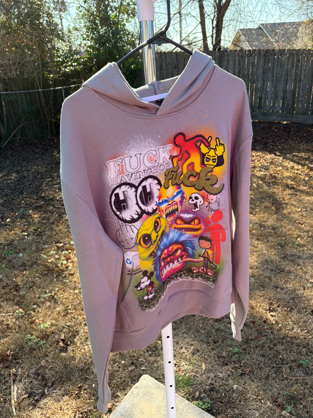 (Grey) FckHavingHope Hoodie