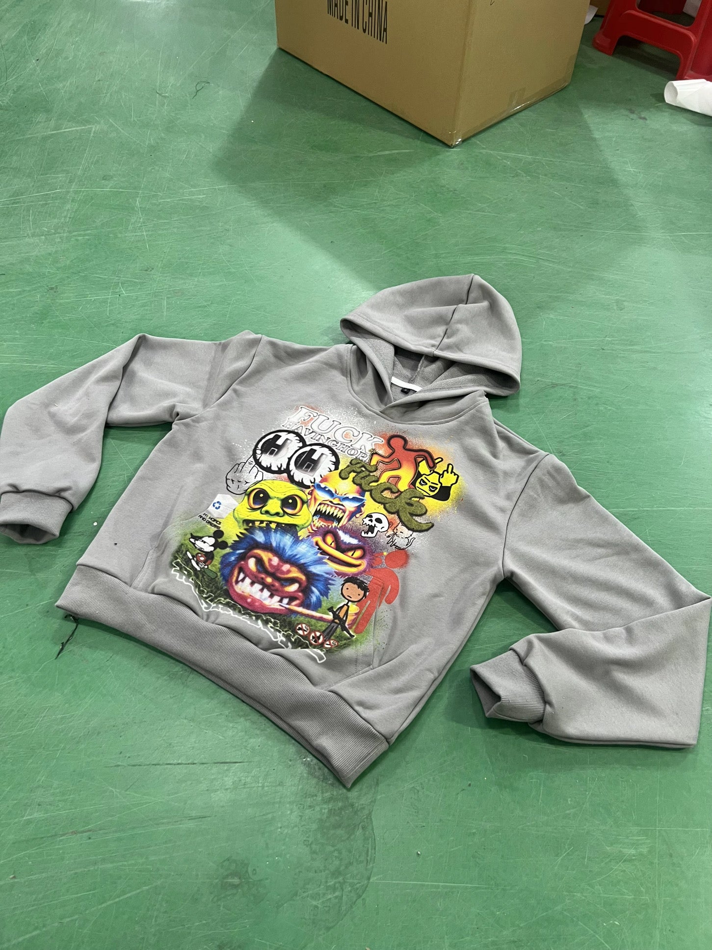 (Grey) FckHavingHope Hoodie