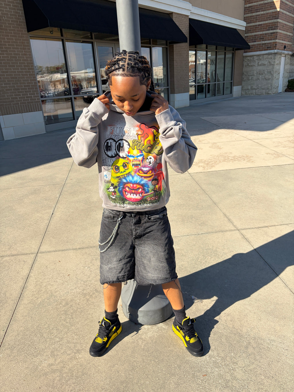 (Grey) FckHavingHope Hoodie