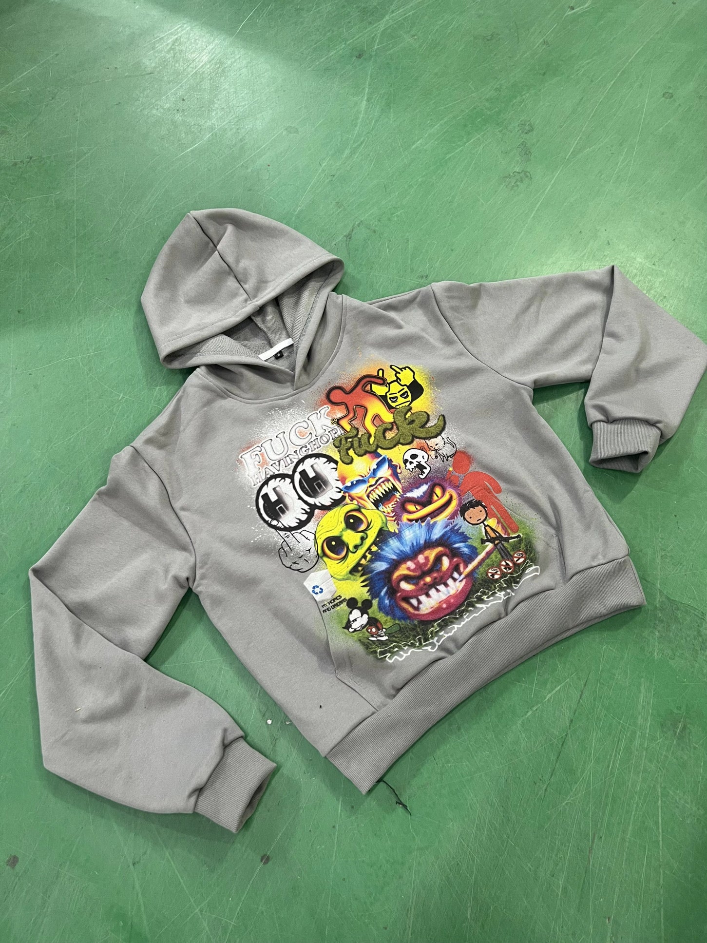 (Grey) FckHavingHope Hoodie