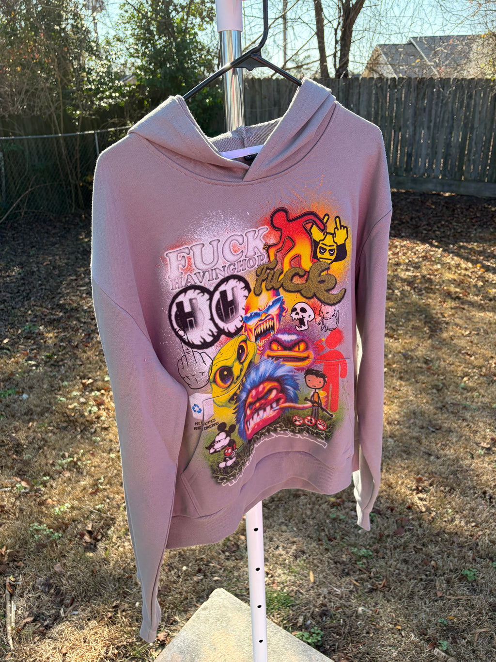 (Grey) FckHavingHope Hoodie